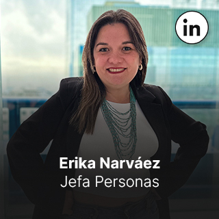 Erika Narváez. Jefa de personas
