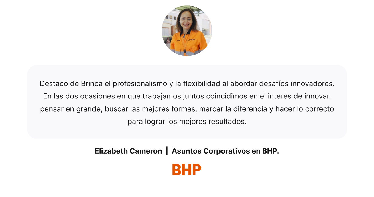 Elizabeth Cameron  |  Asuntos Corporativos en BHP.